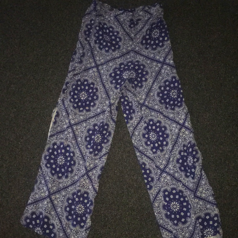 Blue dressy pants